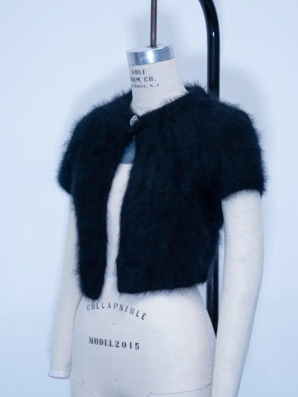 Alexander Wang Mohair Cropped Sweater - Picture 2 of 6